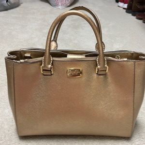 Beautiful gold MK purse